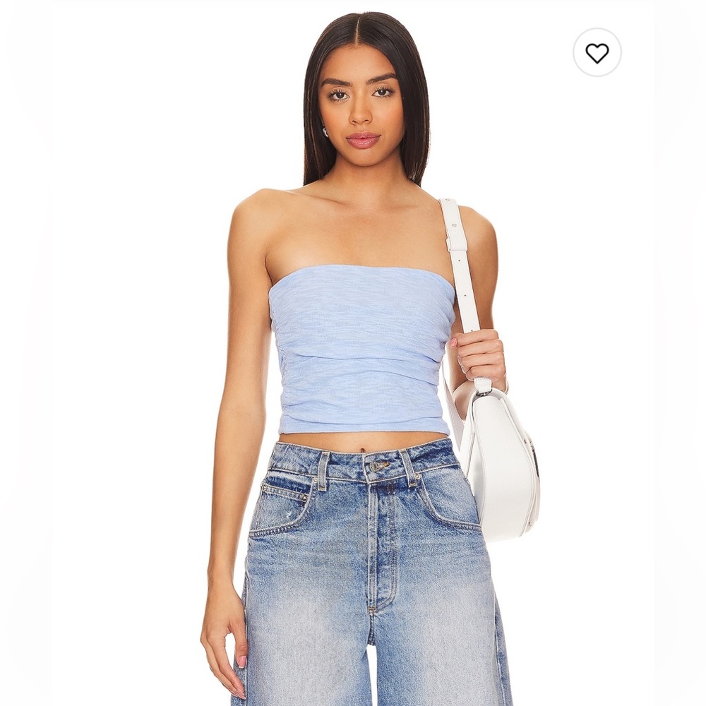 Free People Blue Tube Top